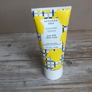 ❤️$8 NWT Beekman 1802 Sunshine Lemon Goat Milk Hand Cream 2oz